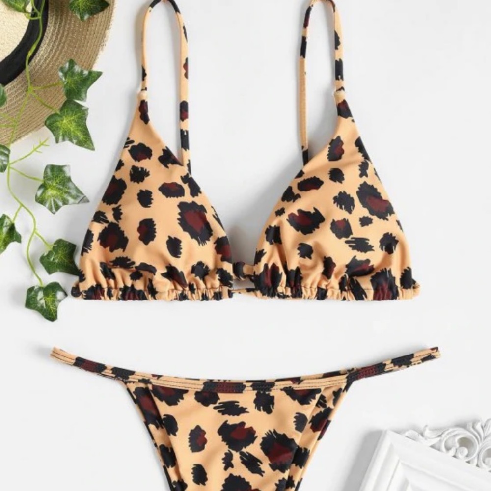 Cheetah bikini set new